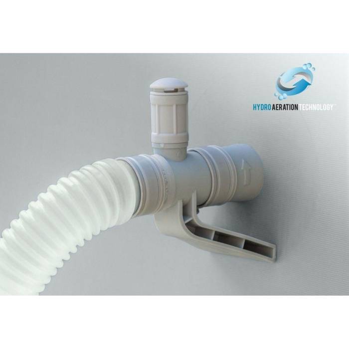 Каркасный круглый бассейн Intex 26716 Premium 366х99 см с картриджным фильтром и лестницей на 8592 л серый