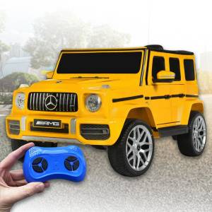 Дитячий електромобіль Mercedes-Benz G-class зі звуком зі світлом фар Bambi M 4214EBLR-2 Чорний