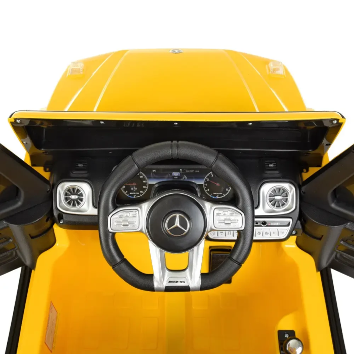 Дитячий електромобіль Mercedes-Benz G-class зі звуком зі світлом фар Bambi M 4214EBLR-2 Чорний