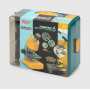 Ігровий мікроскоп з валізкою Limo Toy SK 0029 ABCD Мікроскоп з інструментами та пробірками Сріблястий