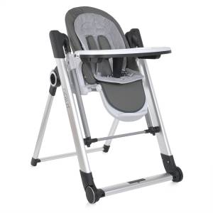 Дитячий стільчик - гойдалка для годування з тацею El Camino ME 1102 Serious Gray Сірий