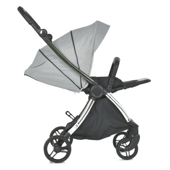 Прогулочная коляска с реверсивным блоком El Camino ME 1078 VERSA Melange Gray Серый