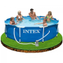 Басейн круглий каркасний Intex 28202 з фільтр-насосом розміри 305х76 см