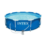 Басейн круглий каркасний Intex 28202 з фільтр-насосом розміри 305х76 см