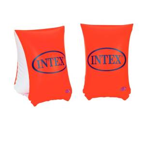 Надувні дитячі нарукавники для плавання Intex 58642 у басейн або море Червоний