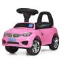Дитяча каталка-толокар BMW зі звуком двигуна та музикою Bambi M 3147B-8 Рожевий