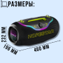 Портативная Bluetooth-колонка с RGB-подсветкой и караоке-микрофоном Hopestar A6 Club 200W