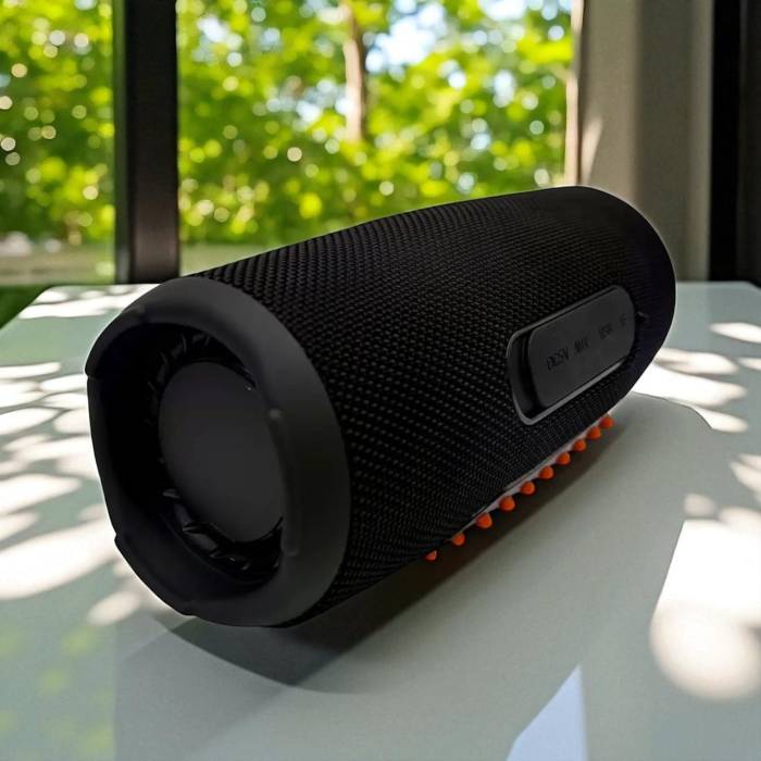 Портативна Bluetooth колонка зі звуком 360° та водозахистом Charge-5 B19 Чорний