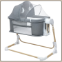 Дитяче ліжечко-трансформер 3в1 з електричним заколисуванням та опускною стінкою 08601