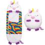 Детский спальный мешок-подушка Единорог Baby sleeping bag 3 в 1 Игрушка подушка и спальный мешок