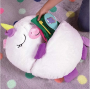 Детский спальный мешок-подушка Единорог Baby sleeping bag 3 в 1 Игрушка подушка и спальный мешок