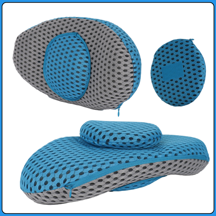 Ортопедична подушка для спини та хребта з ефектом пам'яті Back Support Pillow Comfy Curve LY-27