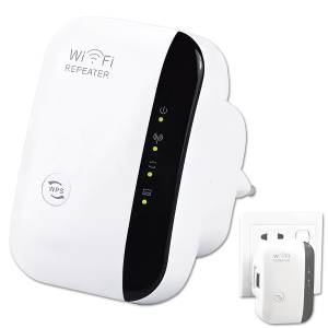 Бездротовий WI-FI репітер сигналу в розетку до 300Мб/с 802.11N/B/G 2dBi
