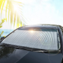 Автомобільна шторка 130x65 см для захисту від сонця на лобове скло