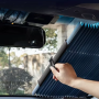 Автомобільна шторка 130x65 см для захисту від сонця на лобове скло