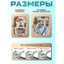 Ходунки-развивающий коврик 2 в 1 с бизибордом, подвесными игрушками и Bluetooth