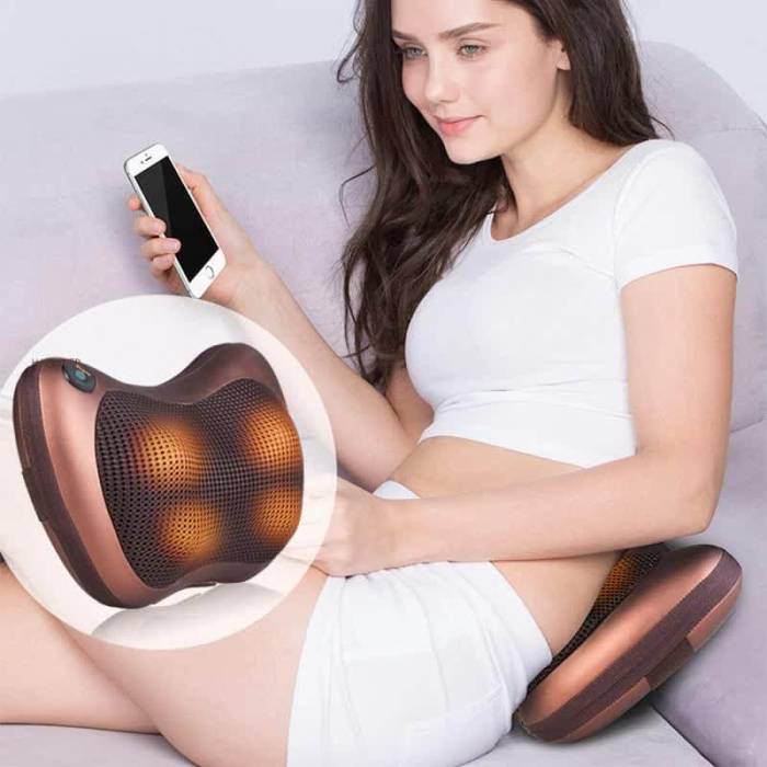 Масажна подушка з інфрачервоним підігрівом Massage Pillow