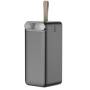 Зовнішній акумулятор Power Bank на 100 000 мАч з дисплеєм та ліхтариком AWEI P101K 22.5W Чорний