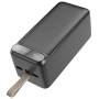Зовнішній акумулятор Power Bank на 100 000 мАч з дисплеєм та ліхтариком AWEI P101K 22.5W Чорний