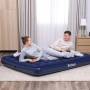 Двоспальний надувний велюровий матрац 203x152x22 cм Bestway 67003 Синій