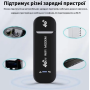 Бездротовий модем з 4G і WiFi до 150 Мбіт/сек HotSpot 3in1 Чорний Модем-роутер із слотом для сім-карти