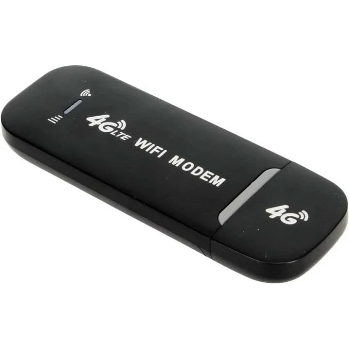 Бездротовий модем з 4G і WiFi до 150 Мбіт/сек HotSpot 3in1 Чорний Модем-роутер із слотом для сім-карти