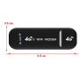 Бездротовий модем з 4G і WiFi до 150 Мбіт/сек HotSpot 3in1 Чорний Модем-роутер із слотом для сім-карти