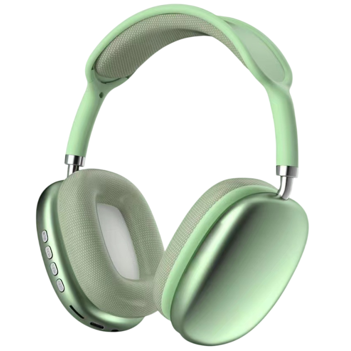 Накладные беспроводные аккумуляторные Bluetooth наушники P9 Наушники с мягкими амбушюрами и хорошим звуком Зеленый