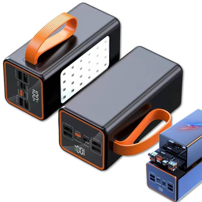 Повербанк із швидкою зарядкою на 100 000 mAh YM-655 з ліхтарем