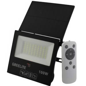 Вуличний ліхтар на сонячній панелі GreeLite JX 010 100W Ліхтар із датчиком руху та пультом