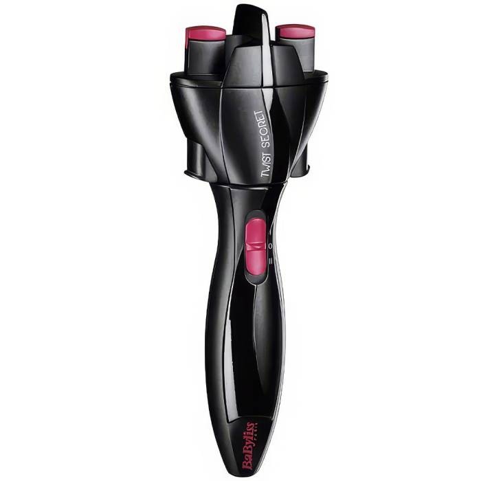 Плойка для плетіння кісок BaByliss Twist Secret DMC Чорно-рожева Плойка для укладання волосся