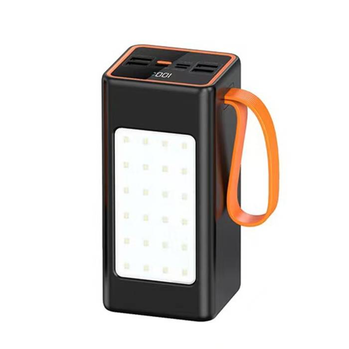 Мощный Power Bank Bilitong S-02 на 40000 mah 21A с фонариком и быстрой зарядкой 4хUSB Micro Type-C
