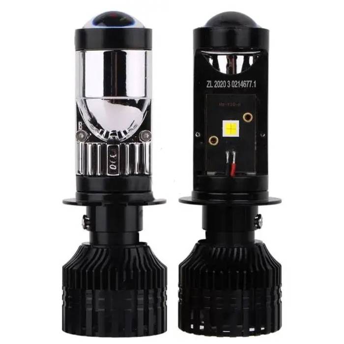 Світлодіодні BI-LED лінзи для машини Y10 H7 Mini 70W 6000K 14000Lm Лінзи H7 LED 12V