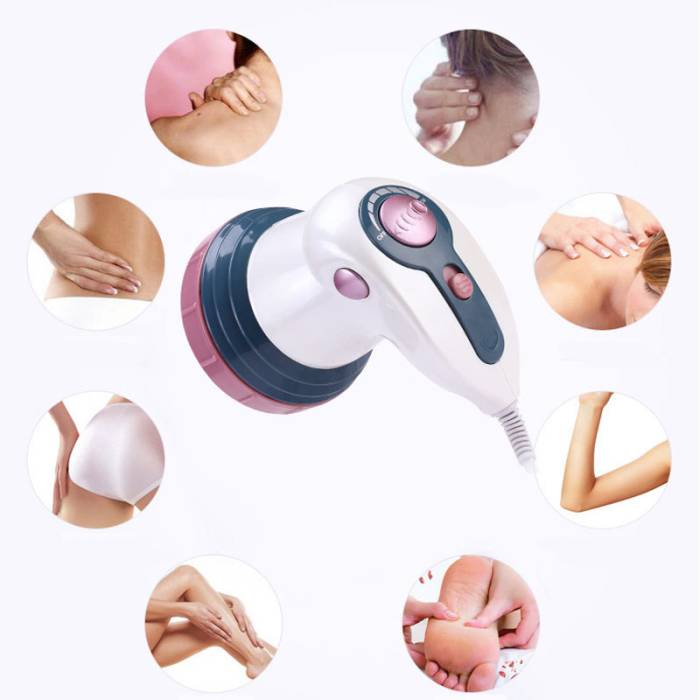 Інфрачервоний антицелюлітний масажер із 5 насадками для всього тіла Body innovation
