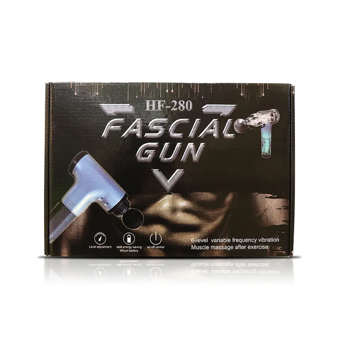Портативний ручний масажер м'язовий для тіла Fascial Gun YX-908