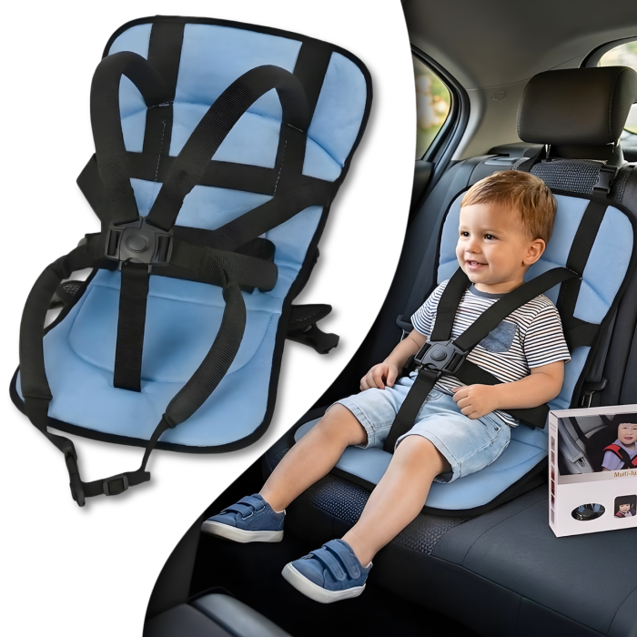 Дитяче автокрісло з п'ятиточковими ременями MULTI FUNCTION CAR CUSHION NY-26/TV-15