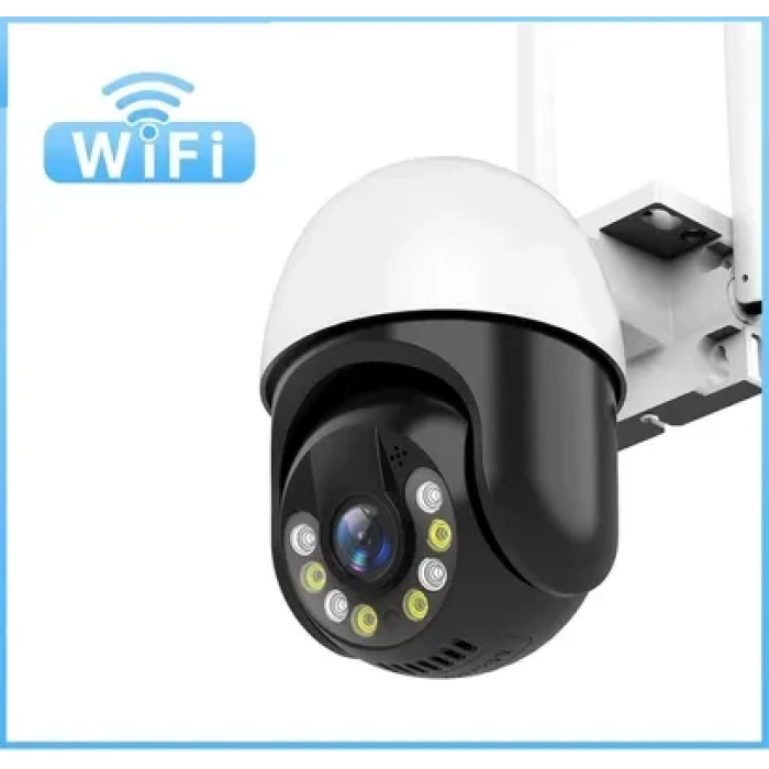 Вулична WiFi камера ICSEE 4Mp PTZ з віддаленим доступом Чорно-Біла