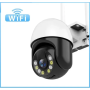 Вулична WiFi камера ICSEE 4Mp PTZ з віддаленим доступом Чорно-Біла
