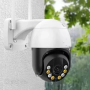 Вулична WiFi камера ICSEE 4Mp PTZ з віддаленим доступом Чорно-Біла