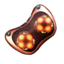 Роликова масажна подушка для спини та шиї Massage pillow | масажна подушка | масажер з підігрівом