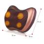 Роликова масажна подушка для спини та шиї Massage pillow | масажна подушка | масажер з підігрівом