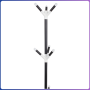 Підлоговая вішалка для одягу 170х50см з 9 гачками на тринозі Coat Rack