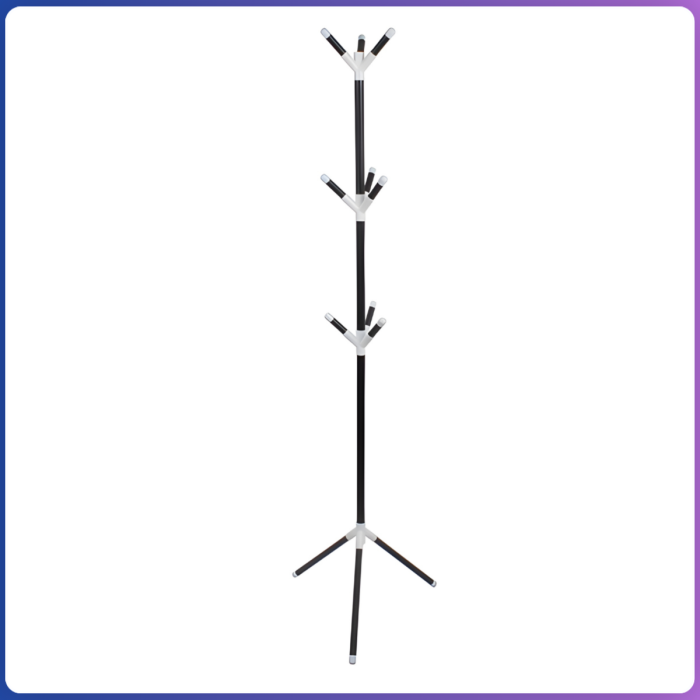 Підлоговая вішалка для одягу 170х50см з 9 гачками на тринозі Coat Rack