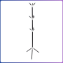 Підлоговая вішалка для одягу 170х50см з 9 гачками на тринозі Coat Rack