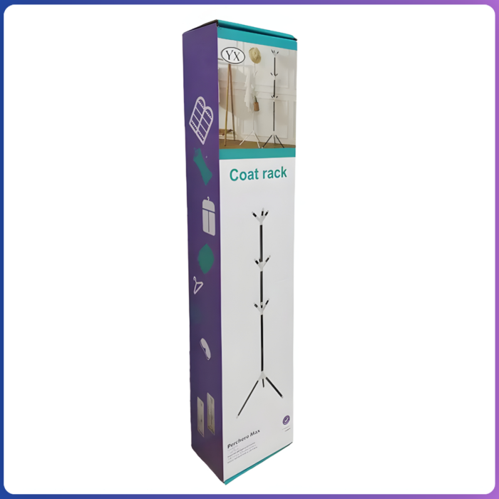 Підлоговая вішалка для одягу 170х50см з 9 гачками на тринозі Coat Rack