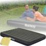 Надувне двоспальне велюрове ліжко Bestway 6713M Tritech Air Mattress Full 191 x 127 x 25 см Сірий