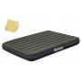 Надувне двоспальне велюрове ліжко Bestway 6713M Tritech Air Mattress Full 191 x 127 x 25 см Сірий