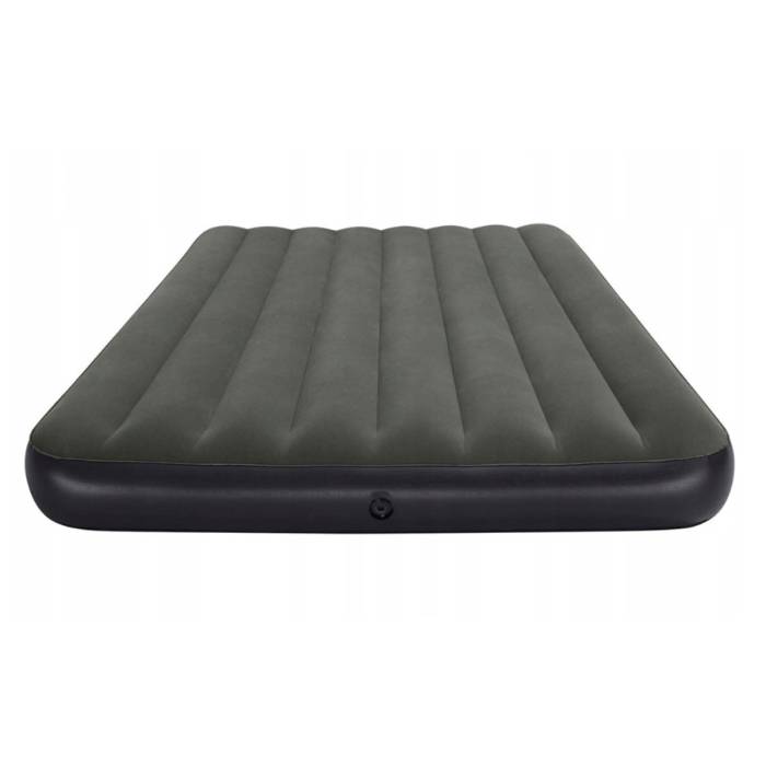 Надувне двоспальне велюрове ліжко Bestway 6713M Tritech Air Mattress Full 191 x 127 x 25 см Сірий