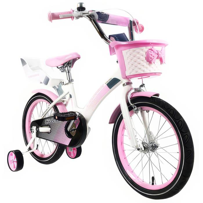 Дитячий велосипед з кошиком та сидінням для ляльки Crosser Kids Bike 16" Рожевий