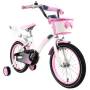 Дитячий велосипед з кошиком та сидінням для ляльки Crosser Kids Bike 16" Рожевий